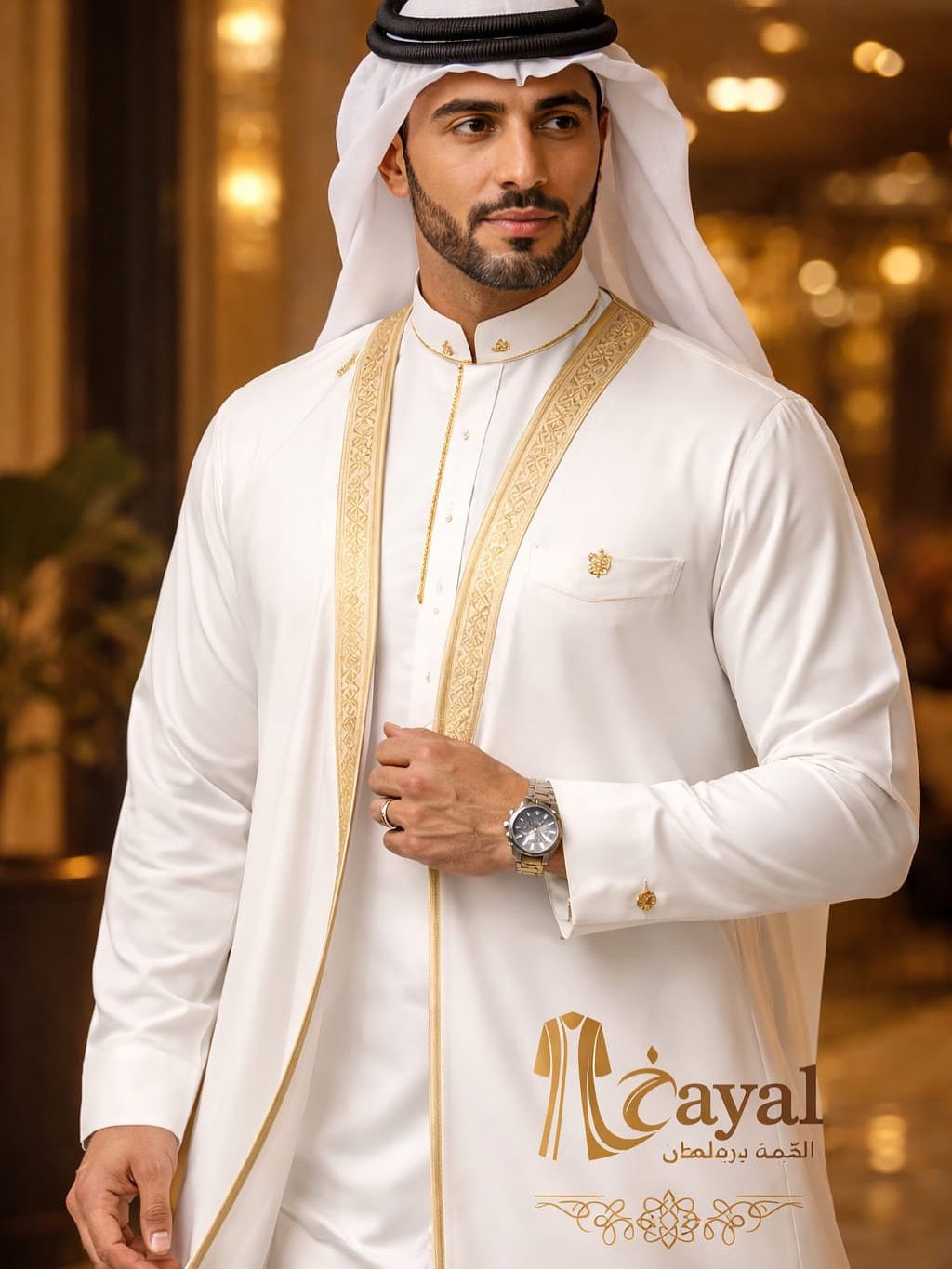 جلابية رجالية فاخرة من خيال